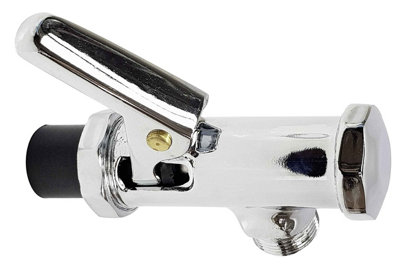 Tycner Toilet Flushing Valve Old Type WC with Lever 3/4" BSP Chrome Plated Brass