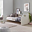 Tyler White Guest Bed And Trundle With Spring Mattresses