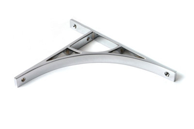 Tyne Shelf Bracket (260mm x 200mm) - Polished Chrome