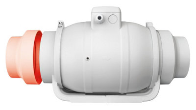 Typhoon 125mm Mixed Flow Inline Extractor Fan Double Speed - 4