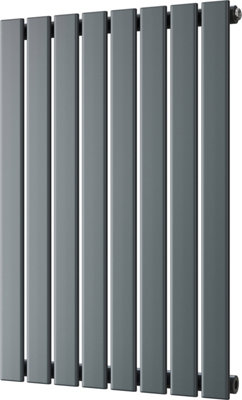Typhoon - Anthracite Designer Radiator H800mm x W544mm Single Panel