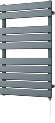 Typhoon - Anthracite Electric Towel Rail H816mm x W500mm 400w Standard