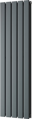 Typhoon - Anthracite Vertical Radiator H1200mm x W340mm Double Panel
