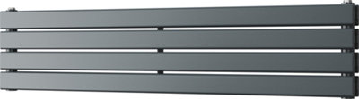Typhoon Axis - Anthracite Horizontal Radiator H272mm x W1200mm Double Panel