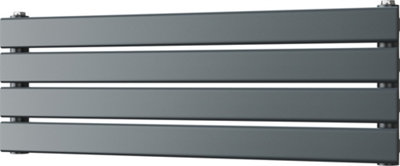 Typhoon Axis - Anthracite Horizontal Radiator H272mm x W800mm Single Panel