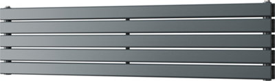Typhoon Axis - Anthracite Horizontal Radiator H340mm x W1400mm Double Panel