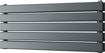 Typhoon Axis - Anthracite Horizontal Radiator H340mm x W800mm Double Panel
