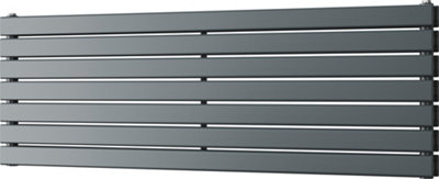 Typhoon Axis - Anthracite Horizontal Radiator H476mm x W1400mm Double Panel