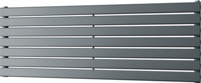 Typhoon Axis - Anthracite Horizontal Radiator H476mm x W1400mm Single Panel