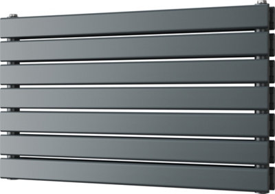 Typhoon Axis - Anthracite Horizontal Radiator H476mm x W800mm Double Panel