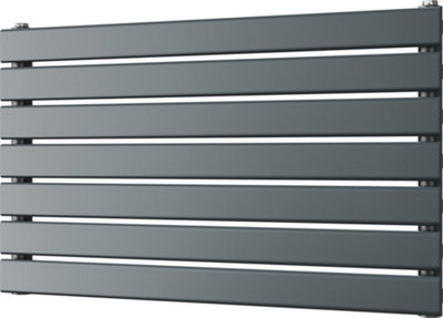 Typhoon Axis - Anthracite Horizontal Radiator H476mm x W800mm Single Panel