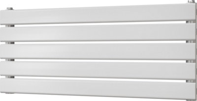Typhoon Axis - White Horizontal Radiator H340mm x W800mm Single Panel