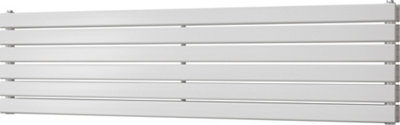 Typhoon Axis - White Horizontal Radiator H408mm x W1600mm Double Panel