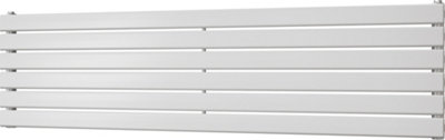 Typhoon Axis - White Horizontal Radiator H408mm x W1600mm Single Panel