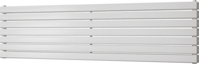 Typhoon Axis - White Horizontal Radiator H476mm x W1800mm Double Panel