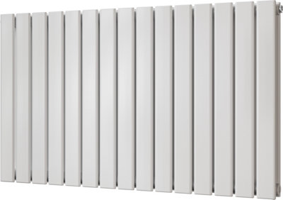 Typhoon - White Horizontal Radiator H600mm x W1020mm Double Panel