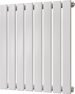 Typhoon - White Horizontal Radiator H600mm x W544mm Single Panel