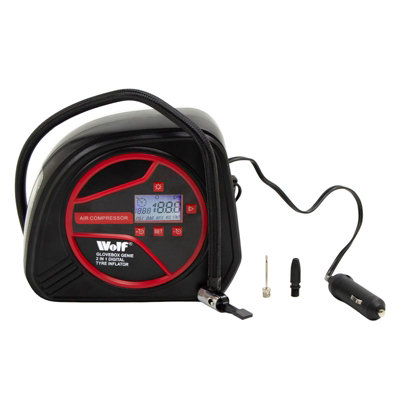 Tyre Inflator Wolf 2-in-1 Digital Display with LED Work Light