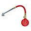 Tyre Pressure Gauge With Flexible Hose And Air Release Valve 5 - 70 PSI AT687