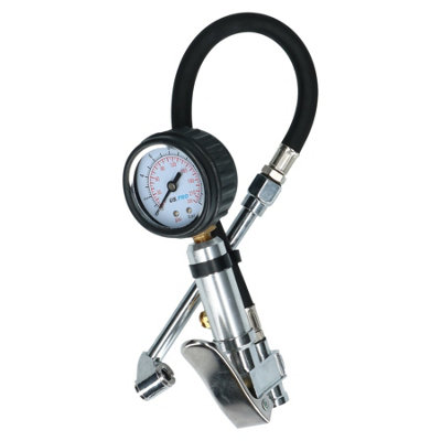 Tyre / wheel inflator with gauge pro