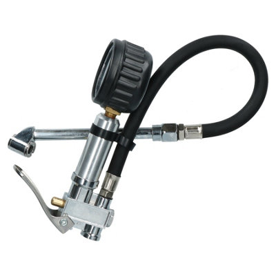 Tyre / wheel inflator with gauge pro