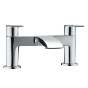 Tyrell Polished Chrome Deck-mounted Bath Filler Tap