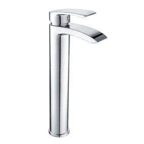 Tyrell Polished Chrome Deck-mounted Tall Basin Mono Mixer Tap