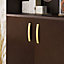 TYTANO - kitchen, bedroom and office cabinet door handle, 160mm, gold