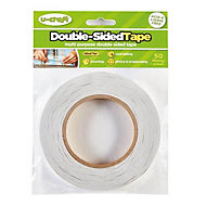 3pk Clear Double Sided Tape Heavy Duty 10M x 48mm, Double Sided Sticky Tape  Heavy Duty, Extra Strong Double Sided Adhesive Tape