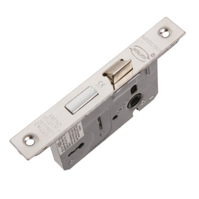 UAP 3 Lever Sash Lock - 75mm / 3" - Polished Silver