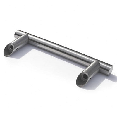 UAP 316 Stainless Steel Offset Door Pull Handle 1800 x 38mm Satin Finish for Internal and External Doors