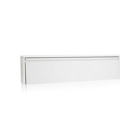 UAP All Aluminium 12" Letterplate Letterbox for Composite and Wooden 40-80mm Doors - White Powder Coat