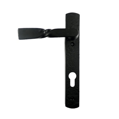 UAP Antique Cast Iron - Door Handle - External Doors - 219mm - Black