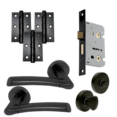 UAP Bathroom Door Handle - Pair - Lever on Rose - Developer Falcon ...