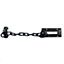 UAP Black Iron Hardware Door Chain - Sliding Door Chain - Front Door - Security Door Lock Safety Chain - Cast Iron Door Limiter