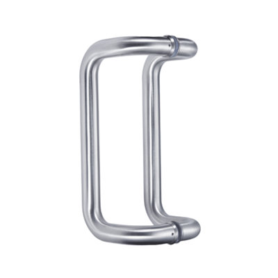 UAP D-Shaped Door Pull Handle - External - Commercial and Domestic - 600mm - Pair - 316 Grade Stainless Steel