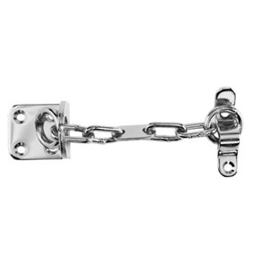 UAP Door Chain - Narrow Door Chain for Door Security - Front Door Lock - Door Restrictor Security Chains - Polished Chrome