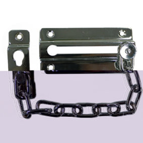 UAP Door Chain - Sliding Door Chain for Front Door - Security Door Lock Safety Chain - Polished Chrome