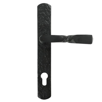 UAP Door Handle - Antique Cast Iron - External Doors - Black - Pair
