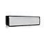 UAP Doormaster 10" Letterplate Letterbox for uPVC, Composite and Wooden 40-80mm Doors - Black Frame - Silver Anodised Flap