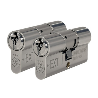 UAP Freezeguard TS007 3 Star Keyed Alike Euro Cylinder Lock Pair ...