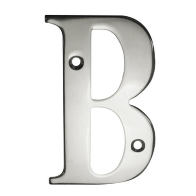 UAP House Letter - B - Mirror Polished - 3 Inch