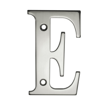 UAP House Letter - E - Mirror Polished - 3 Inch