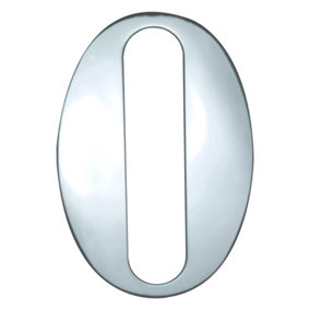 UAP House Number - 0 - Mirror Polished - 3 Inch