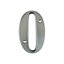UAP House Number - 0 - Satin Chrome - 3 Inch