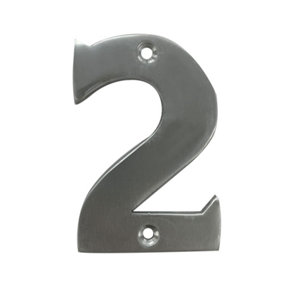 UAP House Number - 2 - Silver - 3 Inch