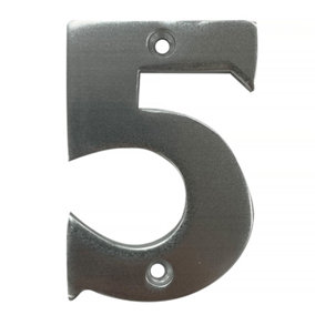 UAP House Number - 5 - Silver - 3 Inch