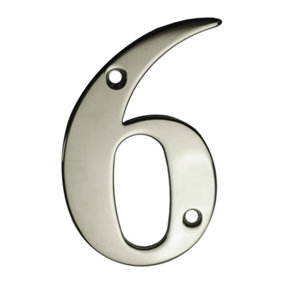 UAP House Number - 6 - Mirror Polished - 3 Inch