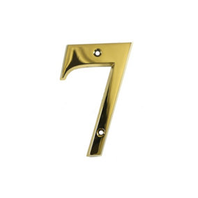 UAP House Number - 7 - PVD Gold - 3 Inch