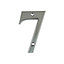 UAP House Number - 7 - Satin Chrome - 3 Inch